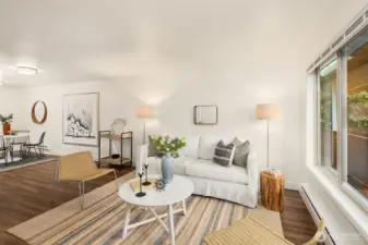 Light and bright throughout with highly desired open concept layout.