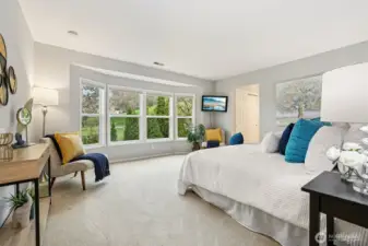 Primary Bedroom with lovely views