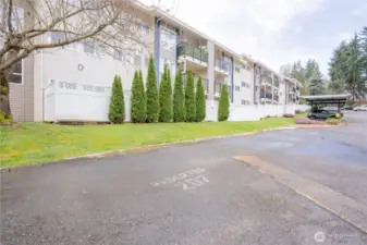 Two tandem Parking spaces