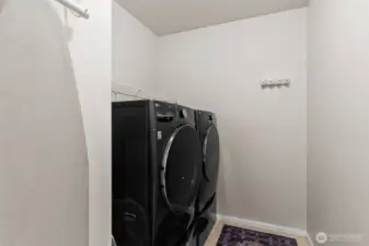 Dedicated laundry room.