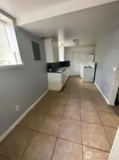 Lower level, unit B kitchen