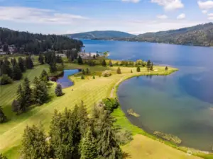 Beautiful Sudden Valley Golf Course along Lake Whatcom.