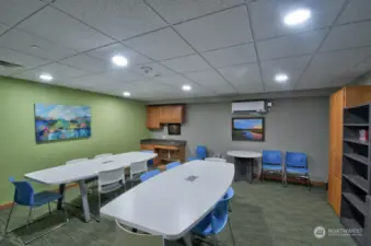 Meeting space or game room