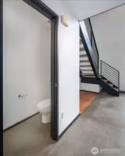 1/2 Bath off living room