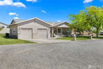 Front of home.