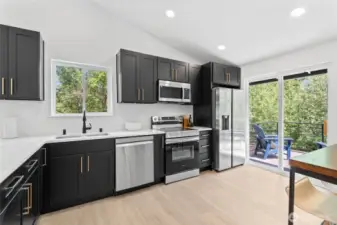 Updated kitchen