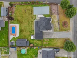 Overhead Shot Of Home
