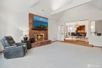 Living room With FirePlace