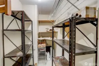 This is the large storage area that is ALL for this unit!