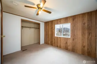 ceiling fans in the bedrooms