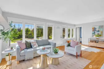 No more dark dreary days with the amount of light that pours in.