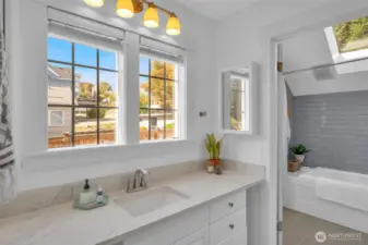 Fully updated bathroom