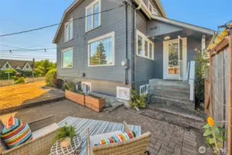 BBQ or Fire pit outside during the warm Seattle summer