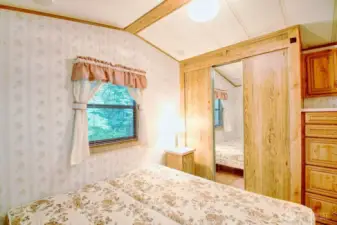 Bedroom with closet
