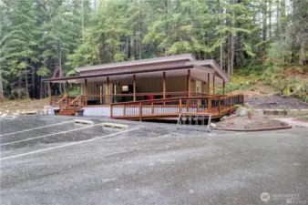 Multiple amenity buildings