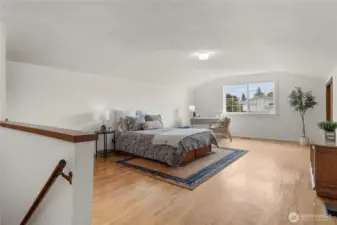 Upstairs third bedroom with versatile space!