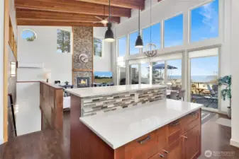 beautiful kitchen with island