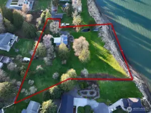 Aerial of the property.