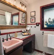Main Floor Full Bathroom - Original Mid-Century Tiles & Design
