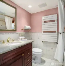 Lower Level Full Bathroom #2  Modernized ~ Elegant ~ Quaint