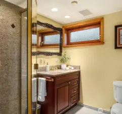 Lower Level Updated 3/4 Bathroom