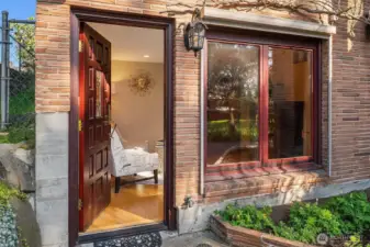 Lower Level Entrance for ADU - Short Term Rental