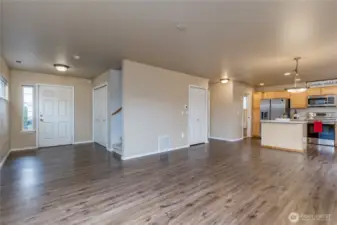 Great storage options with an entry closet and a walk-in pantry