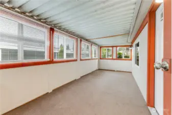 Enclosed Porch - so many options for this space