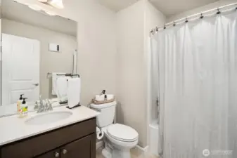 Full Bathroom on lower level.