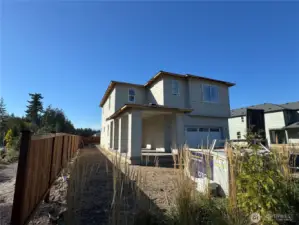 Actual picture of home under construction