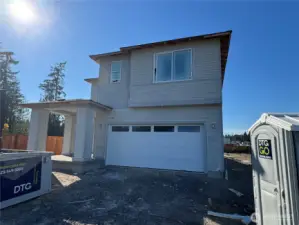 Actual picture of home under construction
