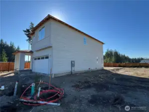 Actual picture of home under construction