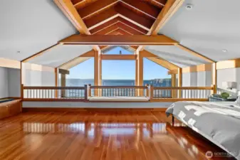 Primary suite featuring breathtaking views and exceptional architectural design
