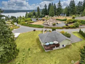 Home sits on .52 acres