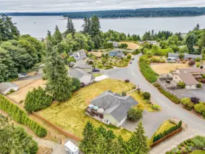 Home sits on .52 acres.