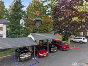 Covered reserved parking
