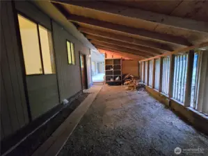 Additional Covered Area off back