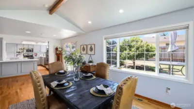 Thoughtfully designed layout of this home allows for seamless transitions