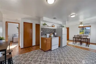 Floor plan flows well throughout the home.