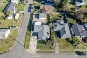 Desirable corner lot.