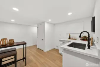 Lower Level Kitchenette; ADU?