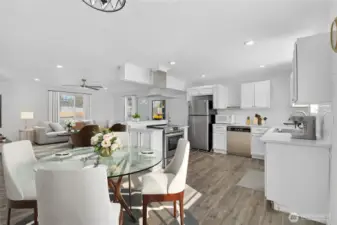 Virtually staged including dishwasher.