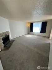 Living room w/ NEW CARPET