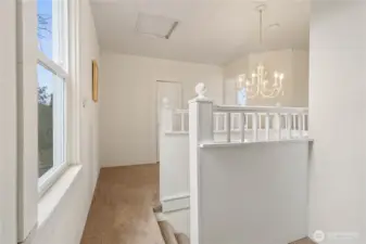 Top of stairs to 2nd floor