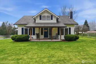 Monroe farmhouse with modern-day conveniences.