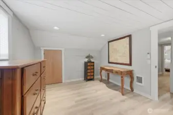 Bedroom 4 currently used as an office.