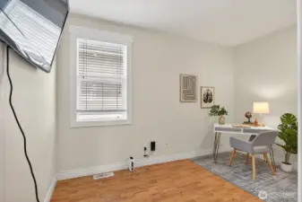 Lower level bedroom/office