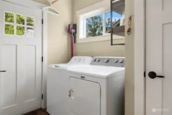 Laundry Room leads to the Rear Yard