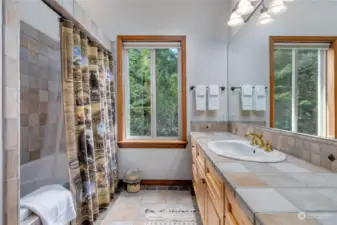Main home. 2nd floor full bathroom.