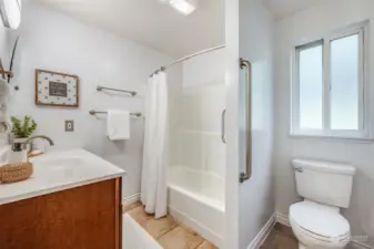 Shared bathroom on main floor.